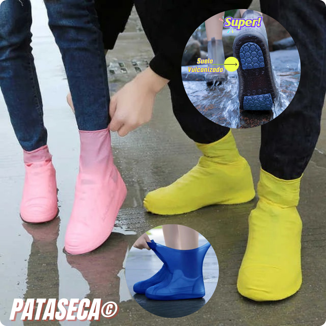 CUBRE ZAPATOS DE SILICONA EXTRA RESISTENTES© 👣🌧️(Paga 1 lleva 2)