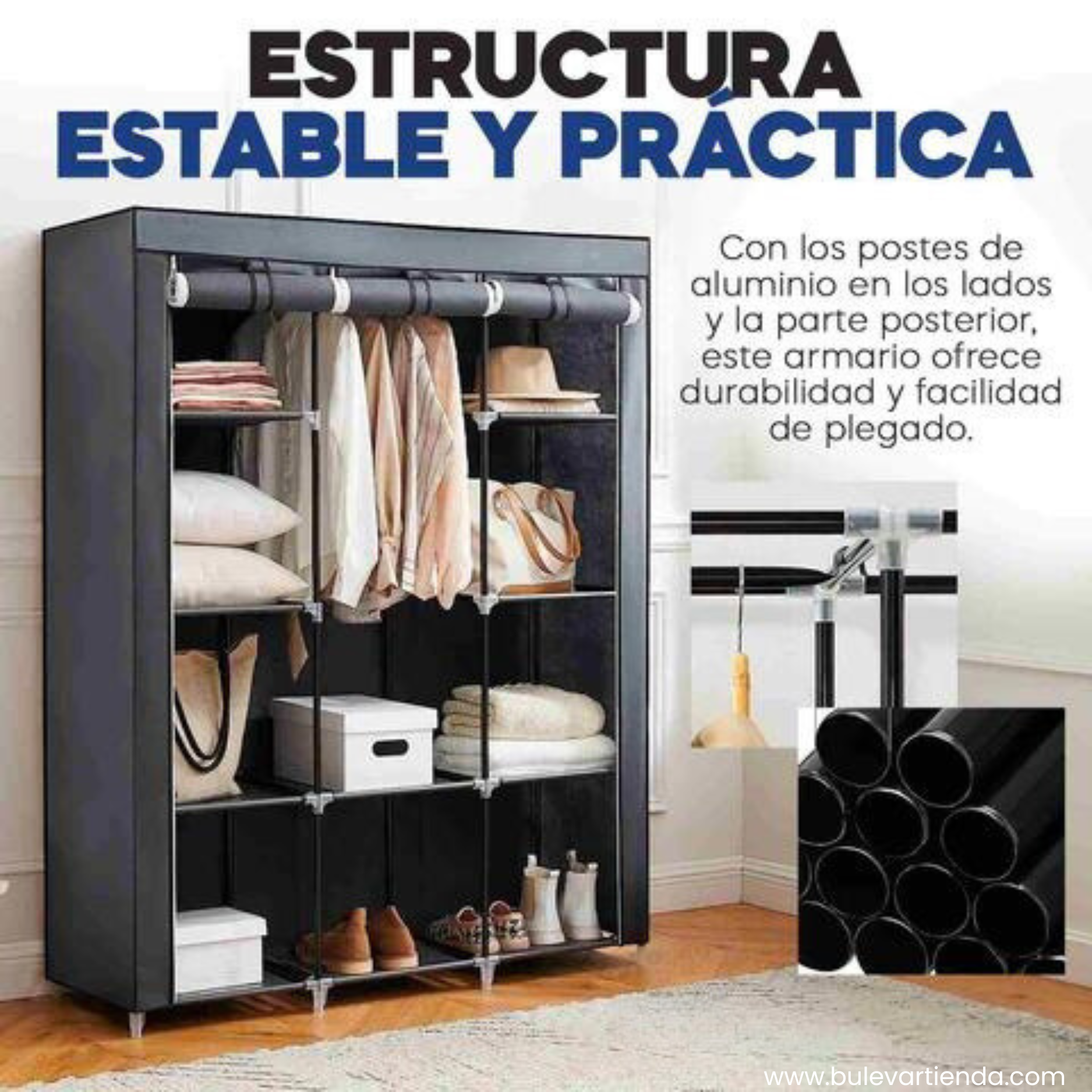 CLOSET ARMARIO DESARMABLE + ENVÍO GRATIS