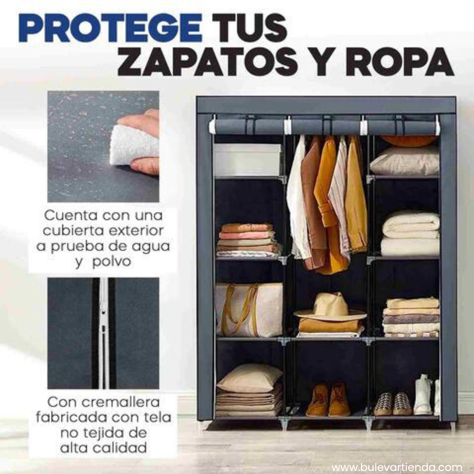 CLOSET ARMARIO DESARMABLE + ENVÍO GRATIS